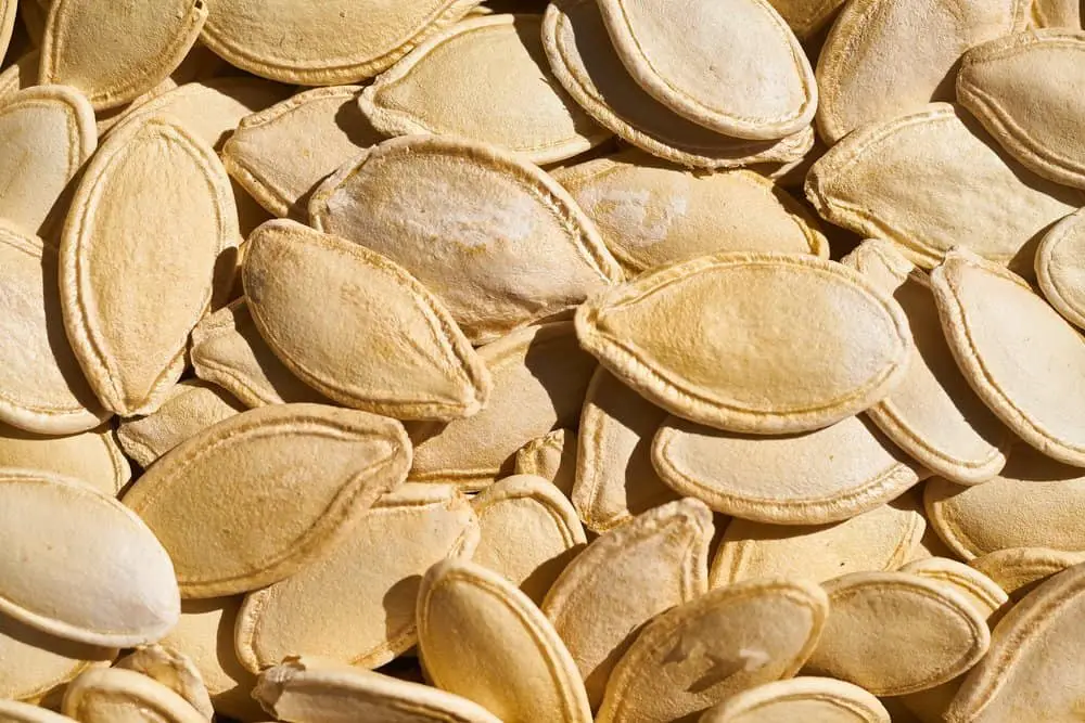 100 de grame de semințe de dovleac conțin 8 miligrame de zinc